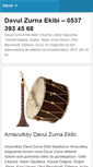 Mobile Screenshot of davulzurnaekibi.org